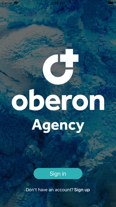 Oberon Nursing Agency Screenshot