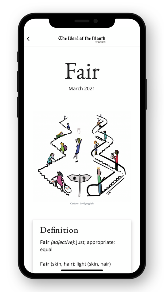 #5. The Word of the Month (iOS) By: Aimigo