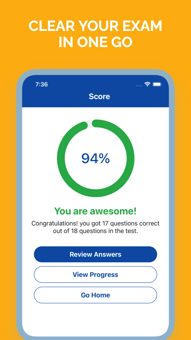 Florida DMV Permit Test Screenshot