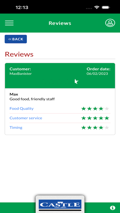 Castle Takeaway Norwich Screenshot
