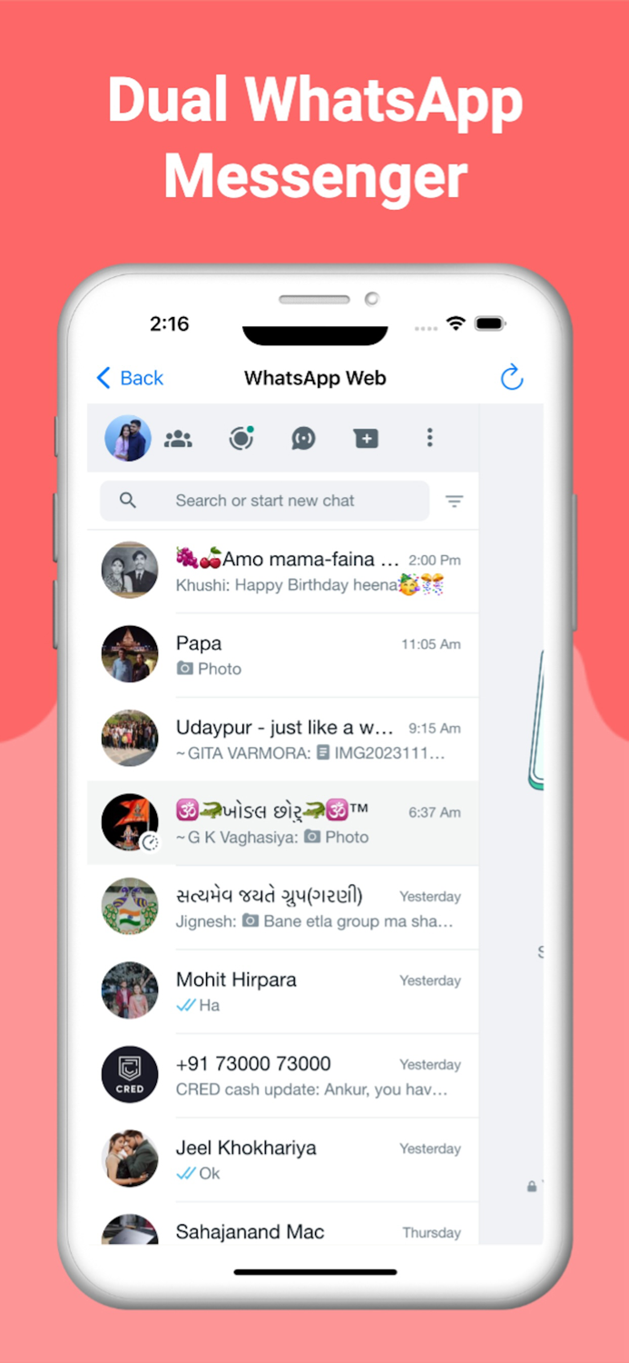 Parallel Space — Dual Accounts