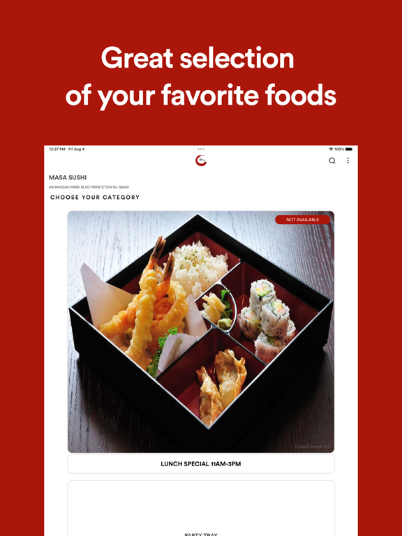 Masa Sushi iPad screenshot 2 - Food & Drink app