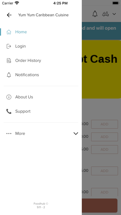 Yum Yum Caribbean Cuisine Screenshot