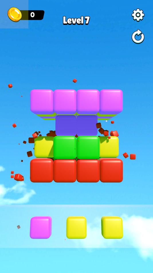 #3. Drop Cubes (iOS) Podle: ZiNKY OYUN YAZILIM ANONiM SiRKETi