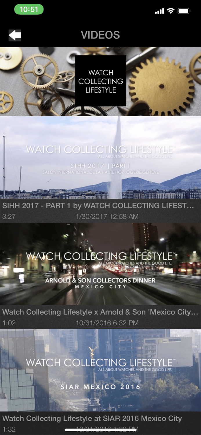 WATCH COLLECTING LIFESTYLE