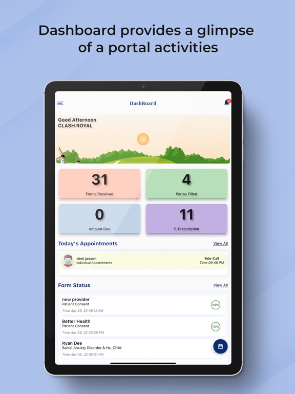 Theratap iPad screenshot 2 - Medical app
