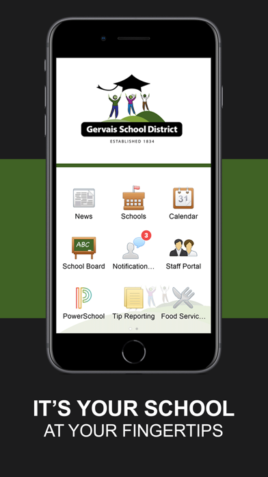 Gervais School District Screenshot