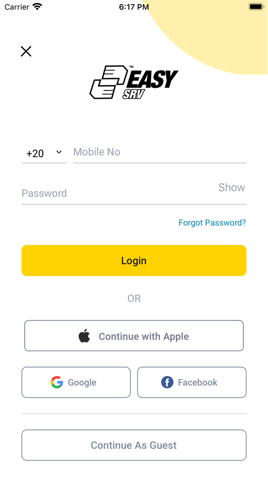 #1. Easy Srv (iOS) 由: EGY Solution