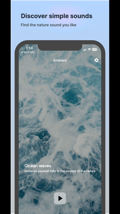 Ambient: delightful sounds Screenshot
