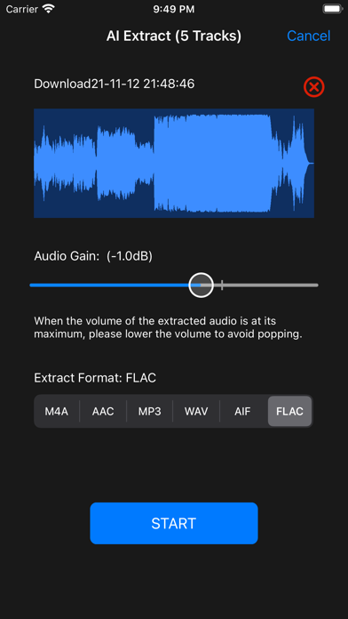 Audio Spleeter Lite（ボーカル伴奏楽器）のおすすめ画像3