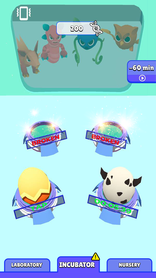 #2. Idle DNA Creature (iOS) 由: Playcus Limited