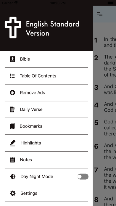 English Standard Version (ESV) Screenshot