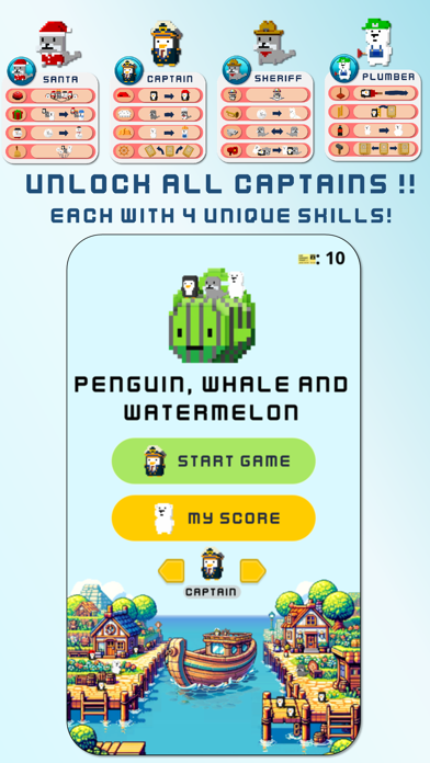 Penguin, Whale, Watermelon! Screenshot