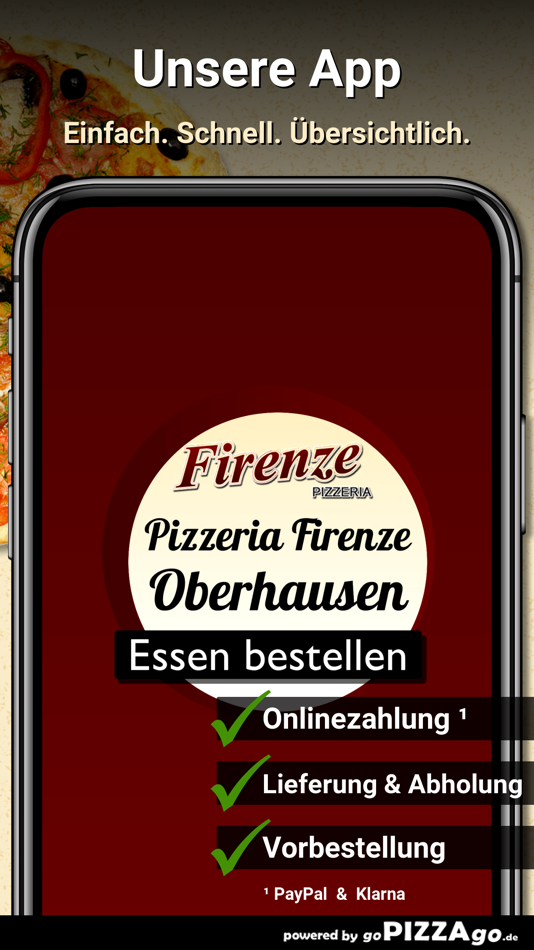 Pizzeria Firenze Oberhausen - 1.0.10 - (iOS)