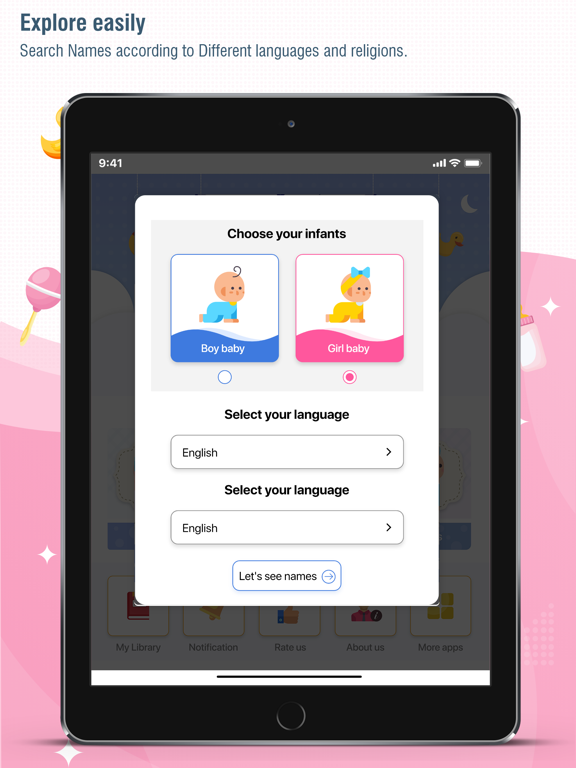 Screenshot #5 pour Baby Names Zone