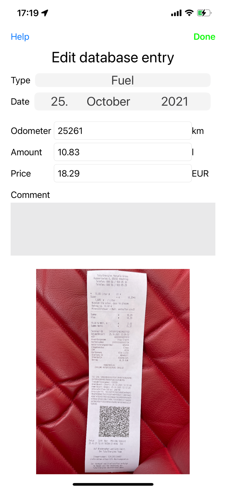 CarDatabase screenshot 5