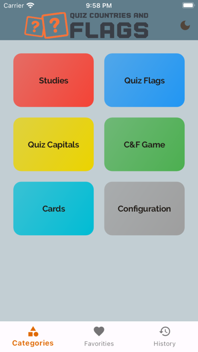 Countries And Flags Screenshot