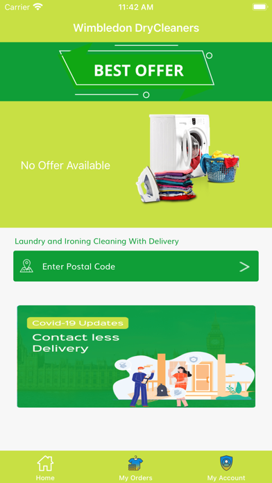 Wimbledon DryCleaners Screenshot
