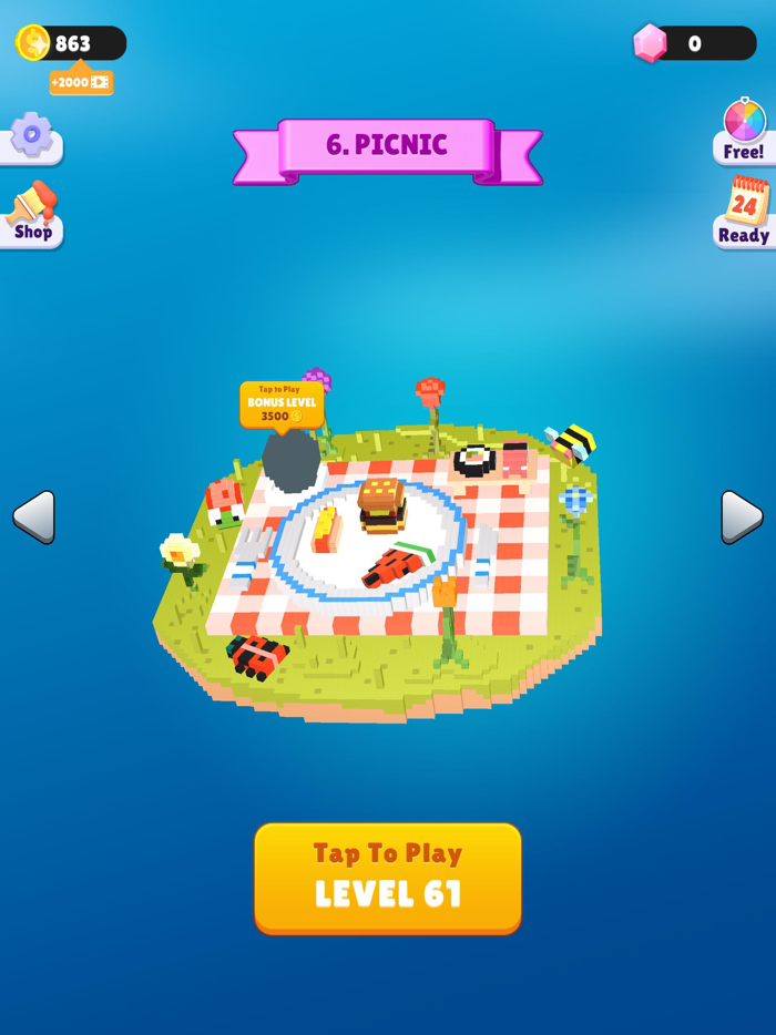 Tap Out 3D Puzzle Game