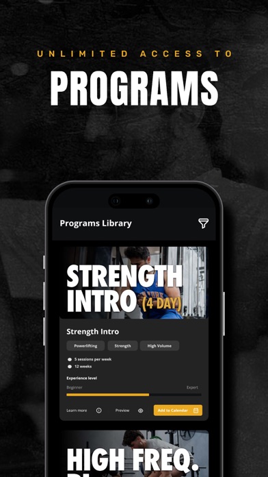 Strength Culture Training App Screenshot