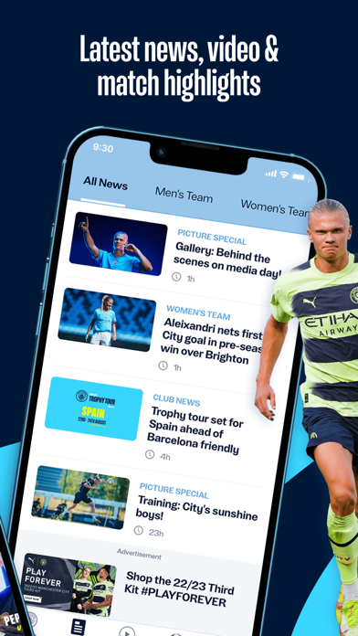 Manchester City Official App Screenshot