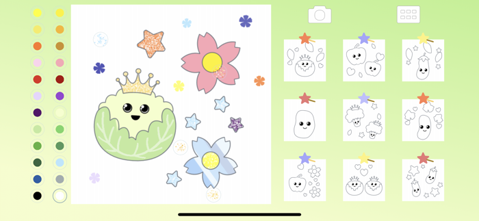 Vegetable Coloring Kid Toddler