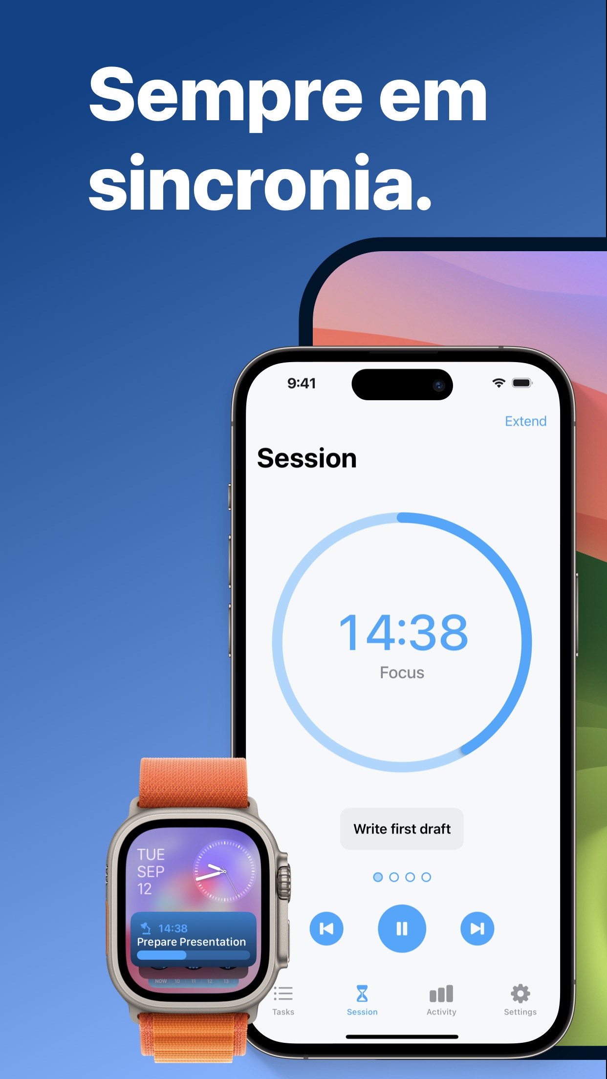 Screenshot do app Focus - Productivity Timer