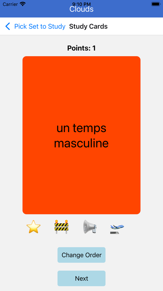#6. Clouds Flashcards (iOS) Podle: Robert Rathbone