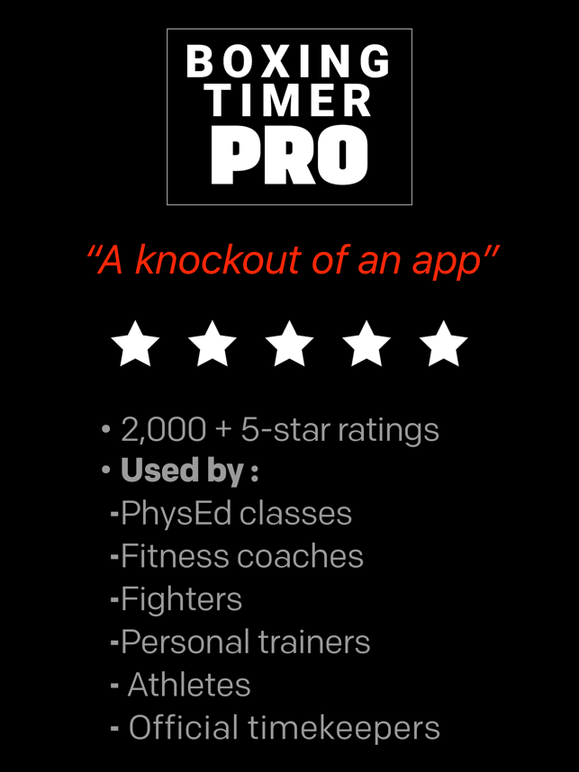‎Скриншот с таймером раундов Boxing Timer Pro