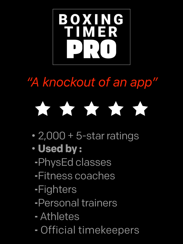 ‎Boxing Timer Pro Round Timer Screenshot