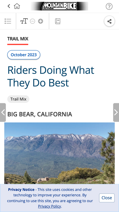 Mountain Bike Action Magazine Screenshot