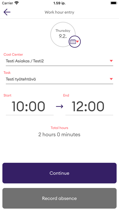 Eezy WorkerApp Screenshot