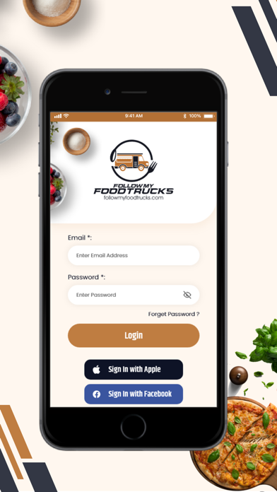 Follow My Food Trucks Screenshot