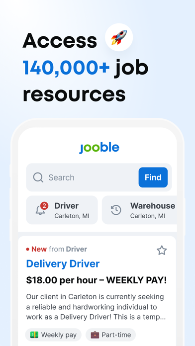 Jooble Job Search Screenshot