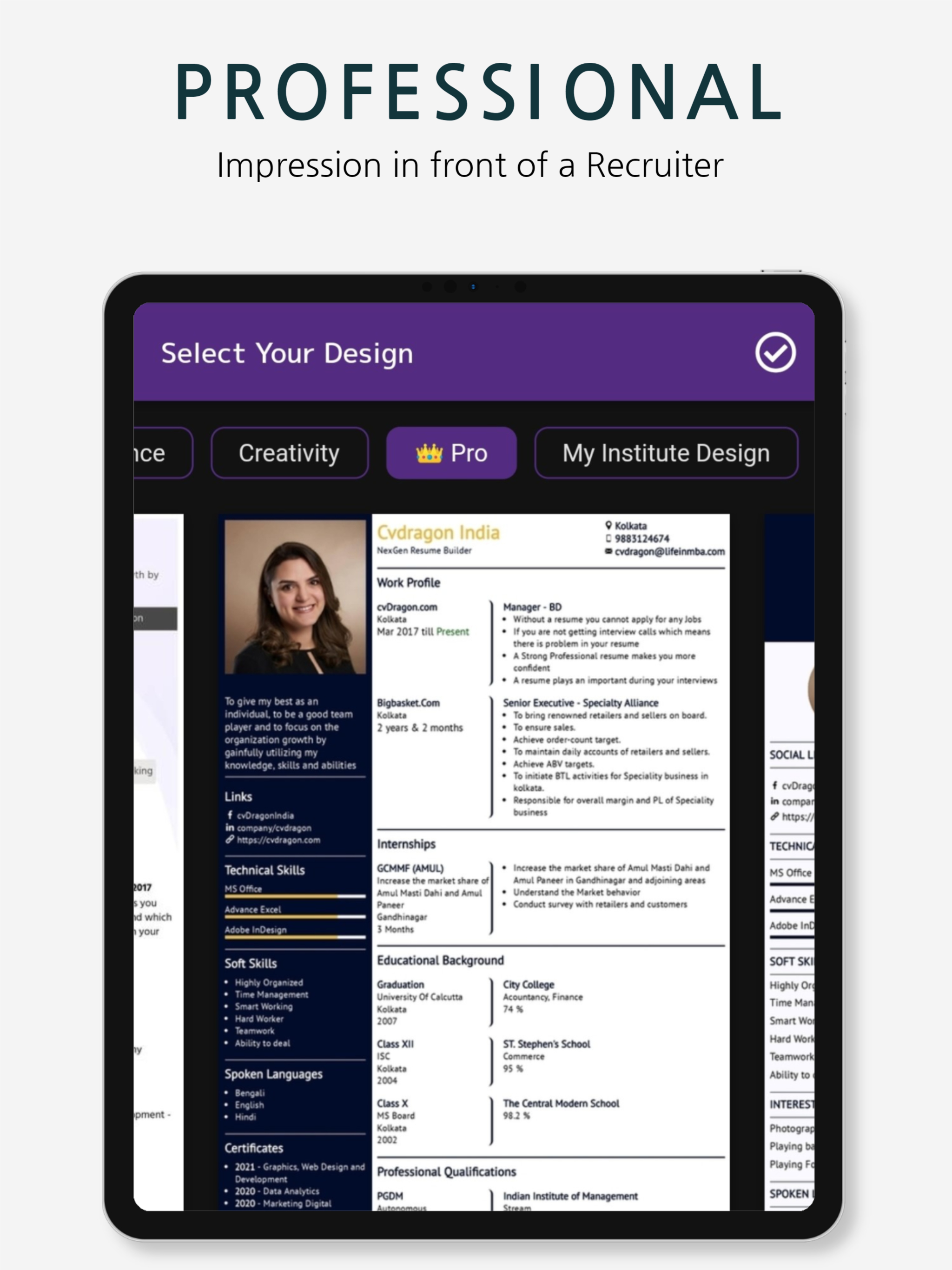 cvDragon Resume Builder screenshot 12