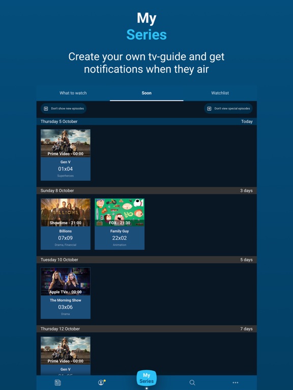 Screenshot #6 pour MySeries