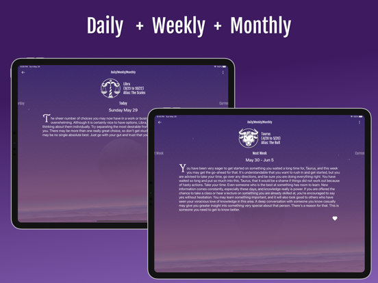 The DailyHoroscope iPad app afbeelding 2