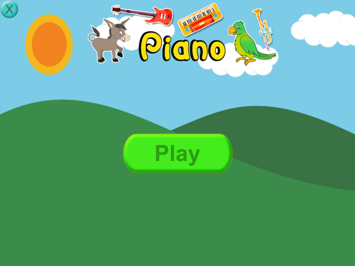 Piano with Bird Animal Sound