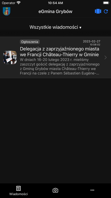 eGmina Grybów Screenshot