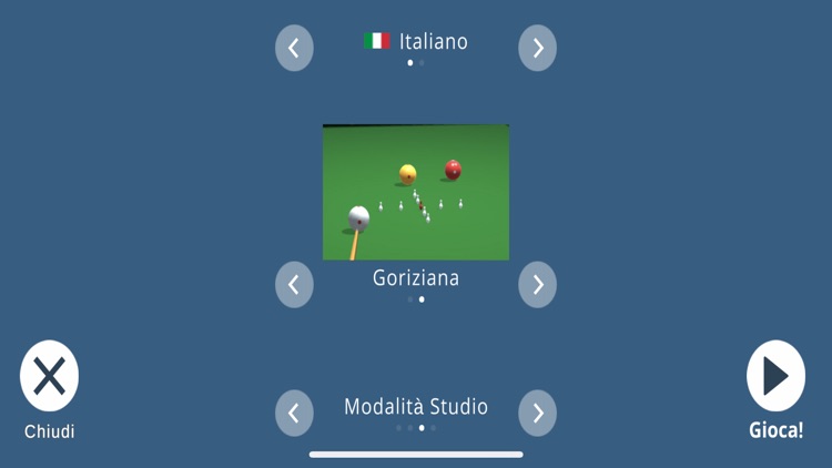 Biliardo 5 birilli e Goriziana