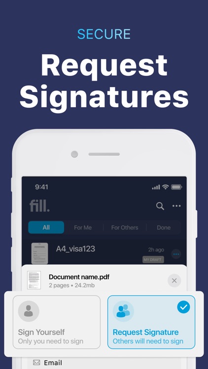 Fill and Sign: PDF Editor App