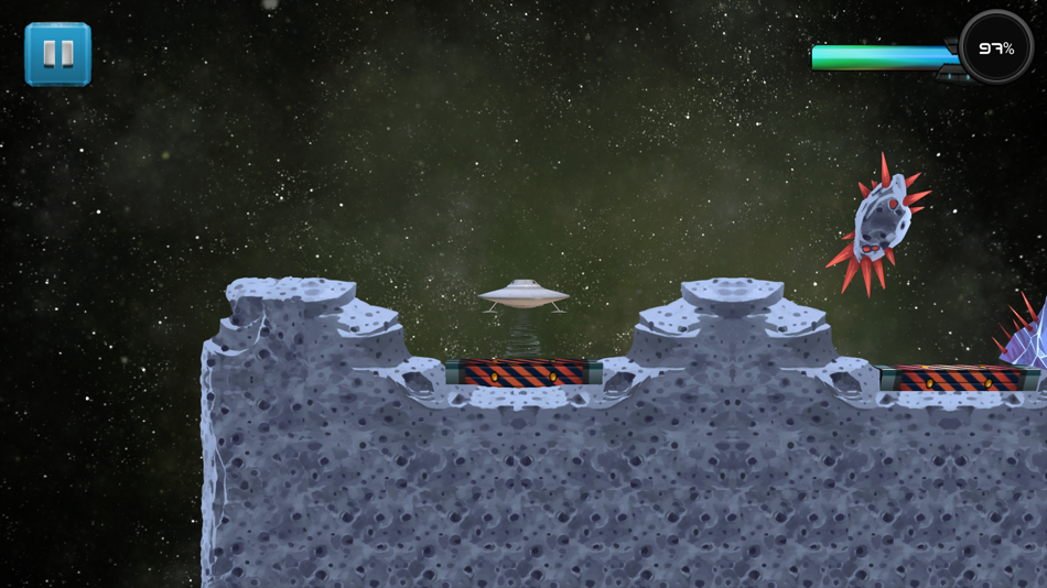 #5. UFO Lander (iOS) Podle: Aleksa Racovic