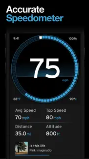 speedometer one speed tracker iphone screenshot 1