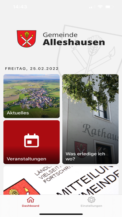 Gemeinde Alleshausen Screenshot