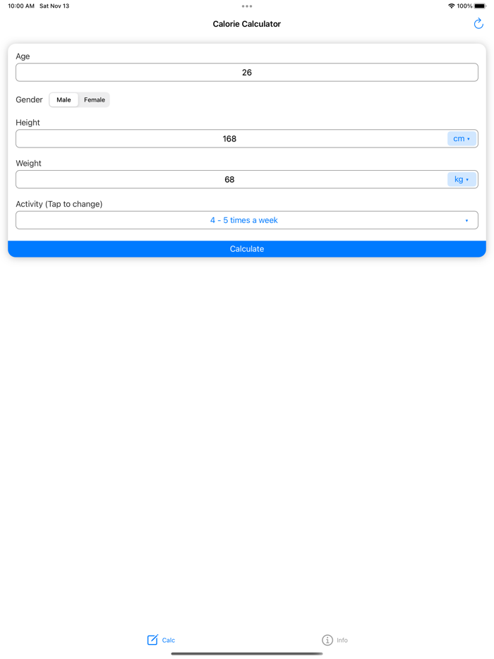 Calorie Calculator - TDEE Calc