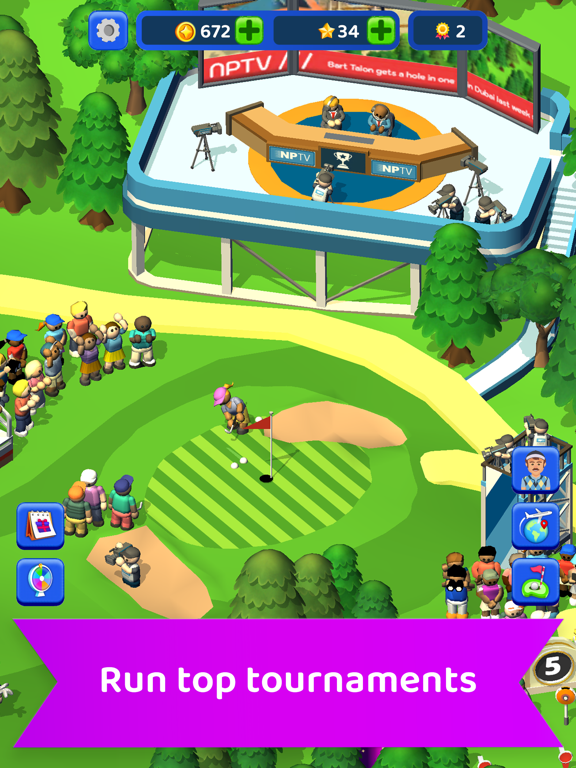 Screenshot #1 for Idle Golf Club Manager Tycoon