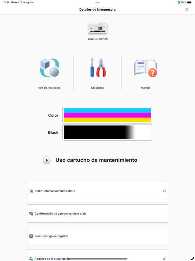 Canon PRINT Screenshot