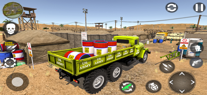 Army Vehicles Transport Sim