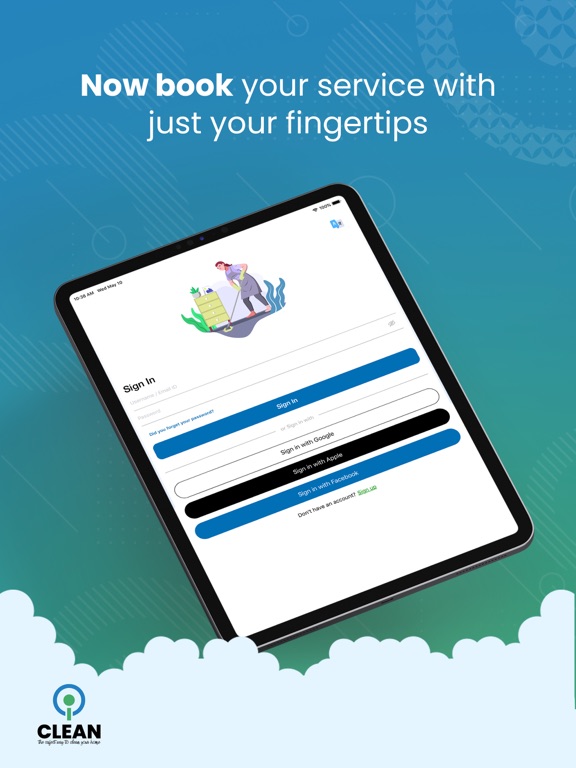 iClean Services iPad screenshot 3 - Business app