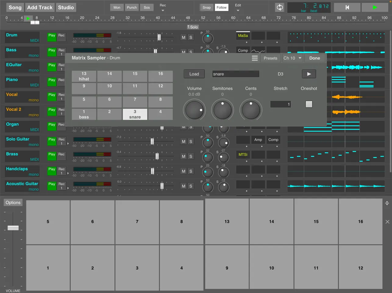 #4. MultitrackStudio for iPad (iOS) Podle: Giel Bremmers